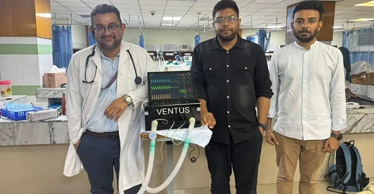 দেশীয় প্রযুক্তিতে তৈরি ভেন্টিলেটর ‘ভেন্টাস’র সফল ক্লিনিক্যাল ট্রায়াল