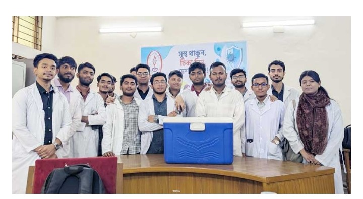 কুমেকে সন্ধানীর হেপাটাইটিস-বি ভ্যাকসিনেশন কর্মসূচিতে সেবা পেলেন শতাধিক শিক্ষার্থী